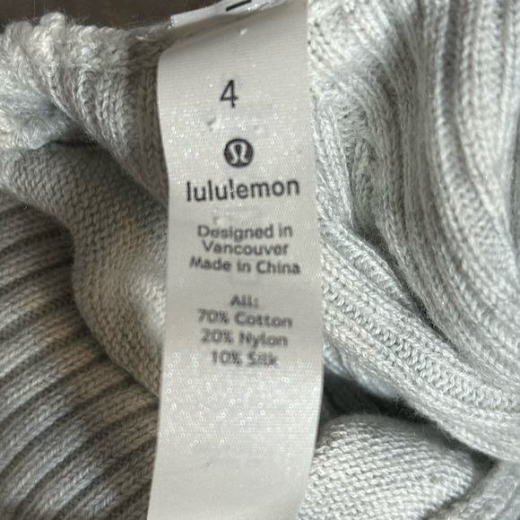 Lululemon Keep it Cozy High Neck Silk Blend Knit Dress, 4 - Picture 12 of 12